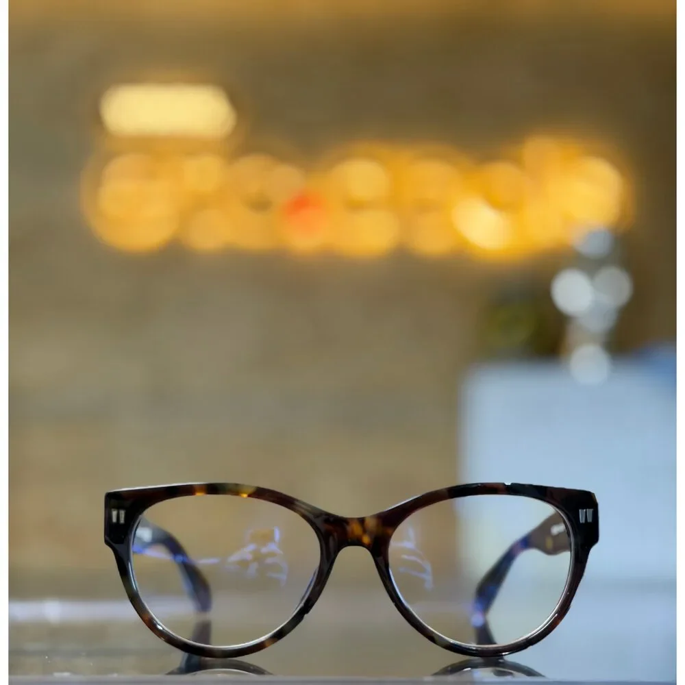 Off-White Style 57 Havana Tortoiseshell Eyeglasses 55mm